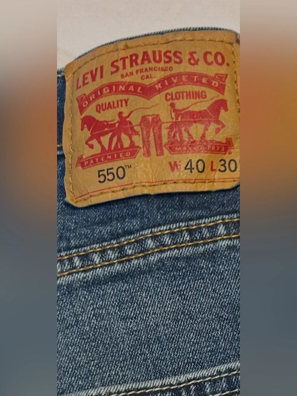 Levi’s men’s jeans 40 X 30
